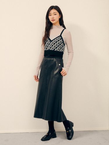 Out pocket BANDING leather skirt GP9A0SKJ71 - JJ JIGOTT - Modalova