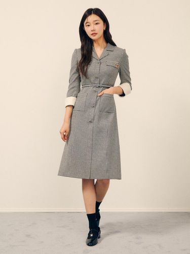 Brooch slim fit A-line dress GP9A0OP541 - JJ JIGOTT - Modalova