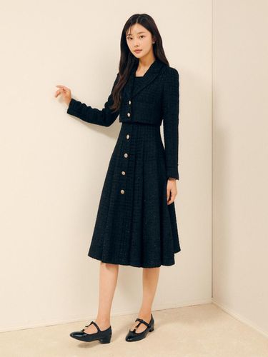 A tweed jacket flare dress GP9A0OP531 - JJ JIGOTT - Modalova