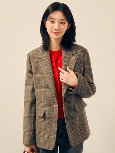 Wool back button Single Two-Button Jacket GPAA0JKR - JJ JIGOTT - Modalova