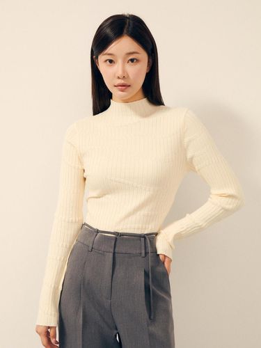 Wool wave high neck pullover knitwear GPAP1PO141 - JJ JIGOTT - Modalova