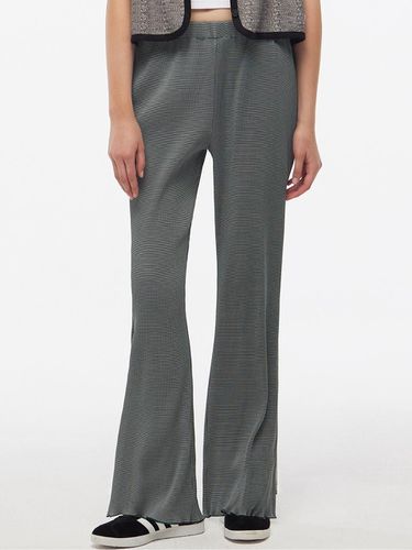 PLEATED BOOTCUT BANDING PANTS () - MATCHGLOBE - Modalova