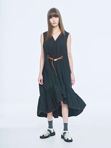 EVELYN SHIRRING DRESS, BLACK - PUBLICKA X - Modalova