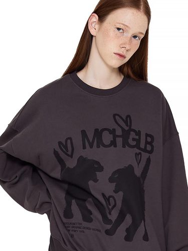 ANGRY TWIN CAT SWEATSHIRT () - MATCHGLOBE - Modalova