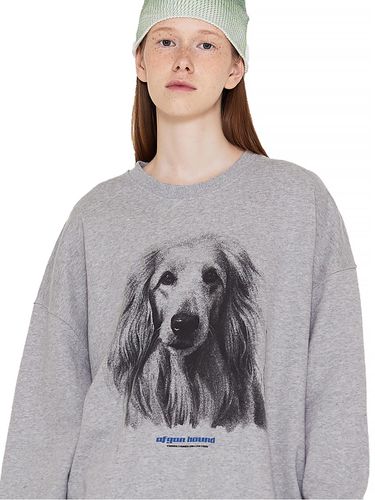 AFGHAN HOUND SWEATSHIRT (MELANGE) - MATCHGLOBE - Modalova