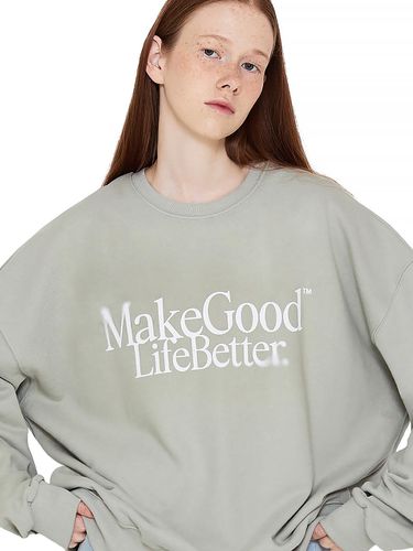 LOGO DESOLVE SWEATSHIRT - MATCHGLOBE - Modalova