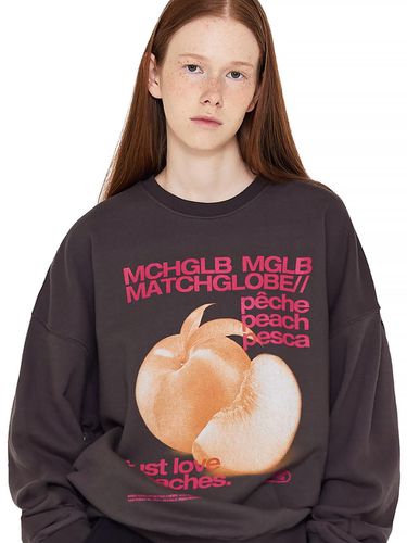 FRUIT SWEATSHIRT (CHARCOAL) - MATCHGLOBE - Modalova