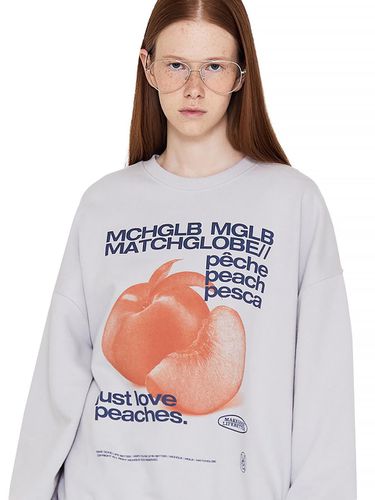 FRUIT SWEATSHIRT (LIGHT GREY) - MATCHGLOBE - Modalova