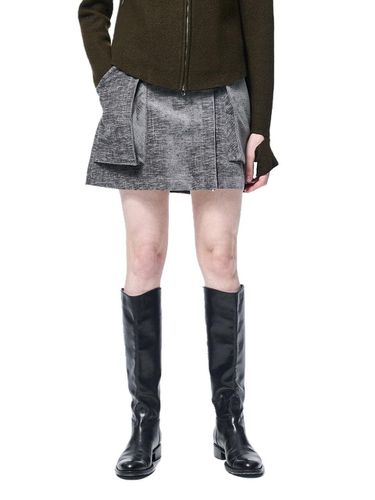 DMYTRO VELVET MINI SKIRT, D.SILVER GRAY - PUBLICKA X - Modalova