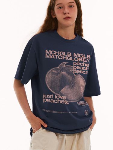 FRUIT OVERFIT T-SHIRT (NAVY) - MATCHGLOBE - Modalova