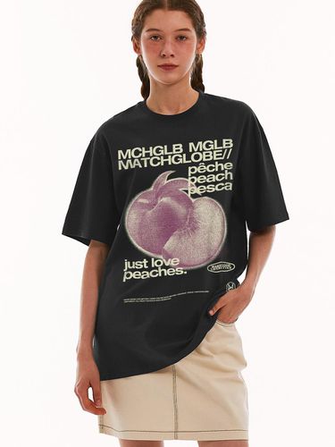 FRUIT OVERFIT T-SHIRT (BLACK) - MATCHGLOBE - Modalova