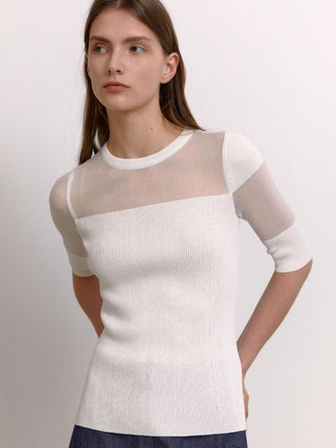 DADES KNIT TOP, WHITE - PUBLICKA X - Modalova