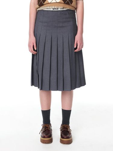 GRVR Pleated Skirt (2 Colors) - grove - Modalova