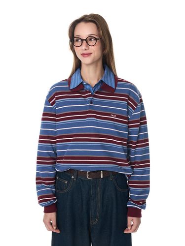 Carell Stripe Long Sleeve Pique Shirt (2 Colors) - grove - Modalova