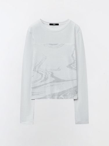 FULL PRINTED LINE LONG SLEEVE T - SHIRT - YUSE - Modalova