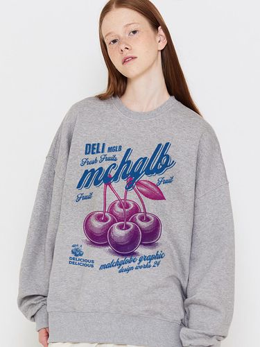 TH CHERRY SWEATSHIRT (MELANGE) - MATCHGLOBE - Modalova