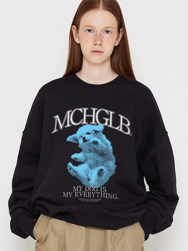 FLY PUPPY SWEATSHIRT (BLACK) - MATCHGLOBE - Modalova