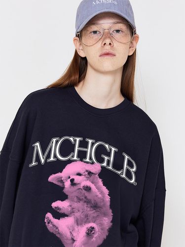 FLY PUPPY SWEATSHIRT (NAVY) - MATCHGLOBE - Modalova