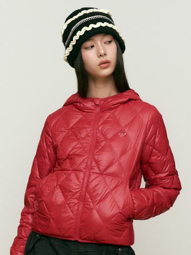 Cloud Cropped Down Jumper [Red] - KIRSH - Modalova