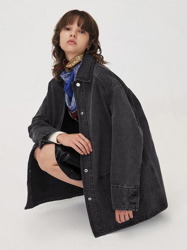 Black Denim Jacket - ONE - Modalova