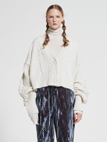 Tremming Long Sleeves Knit Cardigan WBAFNT003IV - WOVEMENT - Modalova