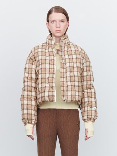 Plaid Flow Padding Beige Plaid - Kijun - Modalova