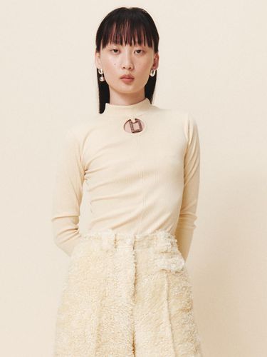 Rib Top Pale Yellow - Kijun - Modalova