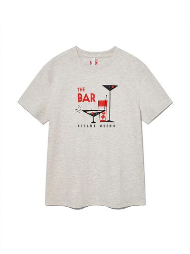 The Bar T - Shirt Melange Grey - Kijun - Modalova