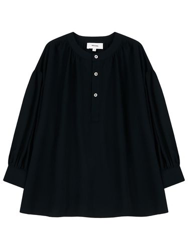 GATHERED BLOUSE (NAVY) - VIS A VIS - Modalova