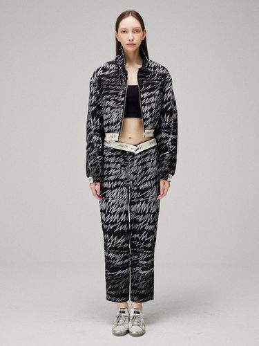 Signature scribble stitch logo band pants - MMAM - Modalova