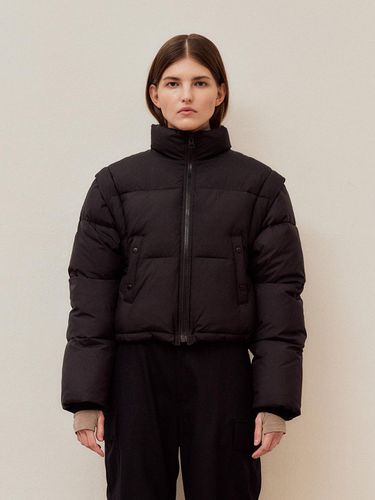 CROPPED PUFFER JACKET (BLACK) - VIS A VIS - Modalova