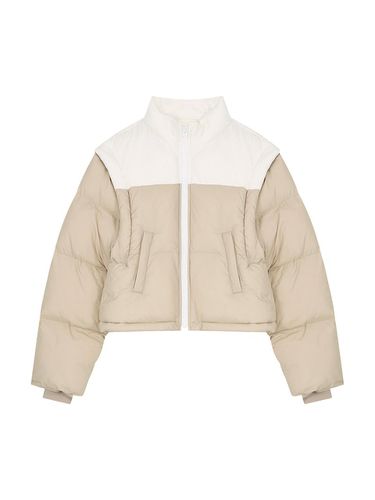 CROPPED PUFFER JACKET (BEIGE) - VIS A VIS - Modalova