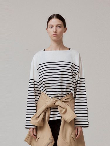 BRETON STRIPES SHIRT WITH SIDE SLITS () - VIS A VIS - Modalova