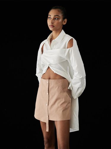 Shirt detail short skirt pants - MMAM - Modalova