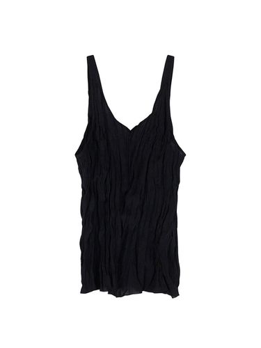 CRINKLED TOP (BLACK) - VIS A VIS - Modalova