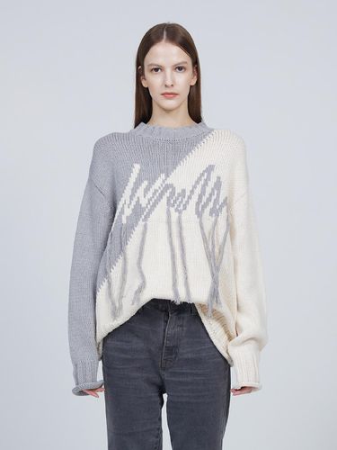 ESSENTIAL] Signature logo oblique knit - MMAM - Modalova