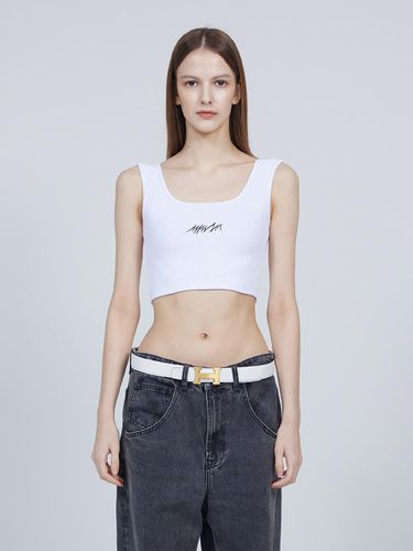 ESSENTIAL] Signature logo basic sleeveless top - MMAM - Modalova