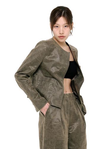 CRACK JACKET, SHORTS SET UP - JACKET / 2 COLOR (LE - LETOILE - Modalova