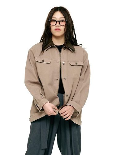 DOUBLE COLLAR SAFARI WORK WEAR JACKET_2 COLOR (LEB - LETOILE - Modalova