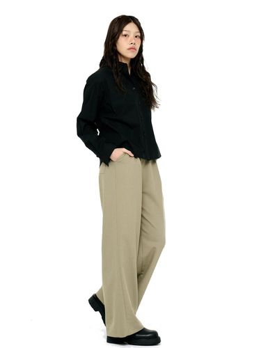 WIDE FIT SLACKS_ 2 COLOR (LEBSSPT5020) - LETOILE - Modalova