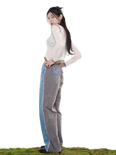 HALF DENIM PANTS (LEBSSPT5186) - LETOILE - Modalova