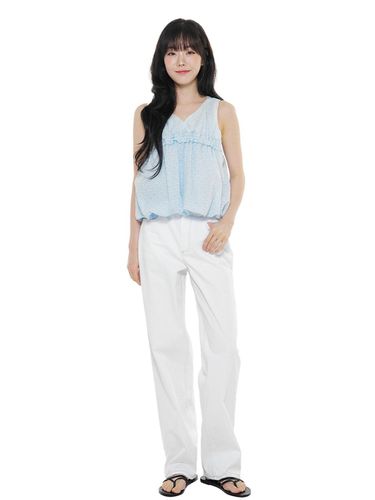 COTTON STRAIGHT LONG PANTS (LEBSMPT5339) - LETOILE - Modalova