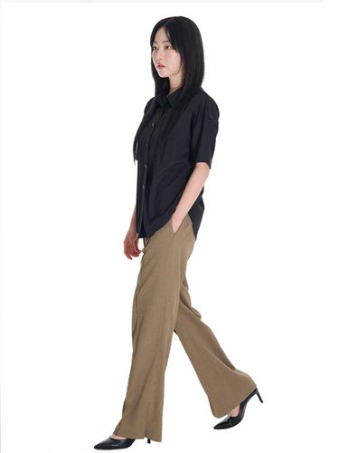 BOOTCUT SLIT SLACKS_ 2 COLORS (LEBSMPT5328) - LETOILE - Modalova