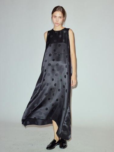 DOT SILK DRESS - LONDON CLOU:D - Modalova