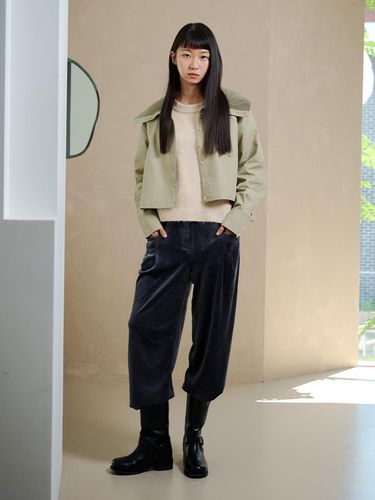 BELT STRING SUEDE PANTS (LEBWTPT5578) - LETOILE - Modalova