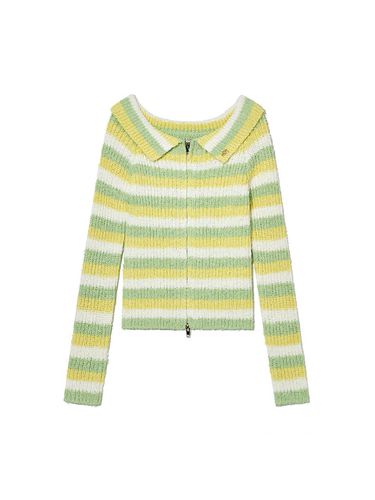 Off - Shoulder Knit Cardigan - Kijun - Modalova