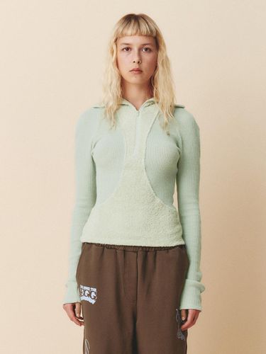 Terry Half Zip - up Top - Kijun - Modalova