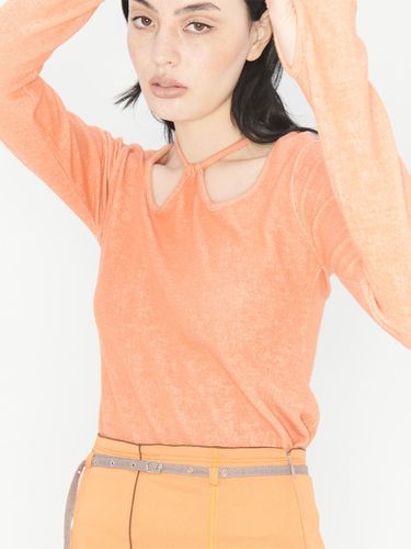 W - neck Jersey Top - Kijun - Modalova