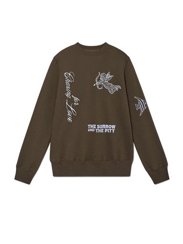 Chasing Love Pullover UNISEX Brown - Kijun - Modalova