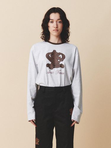 S2 Bear Long Sleeve T - Shirt UNISEX - Kijun - Modalova